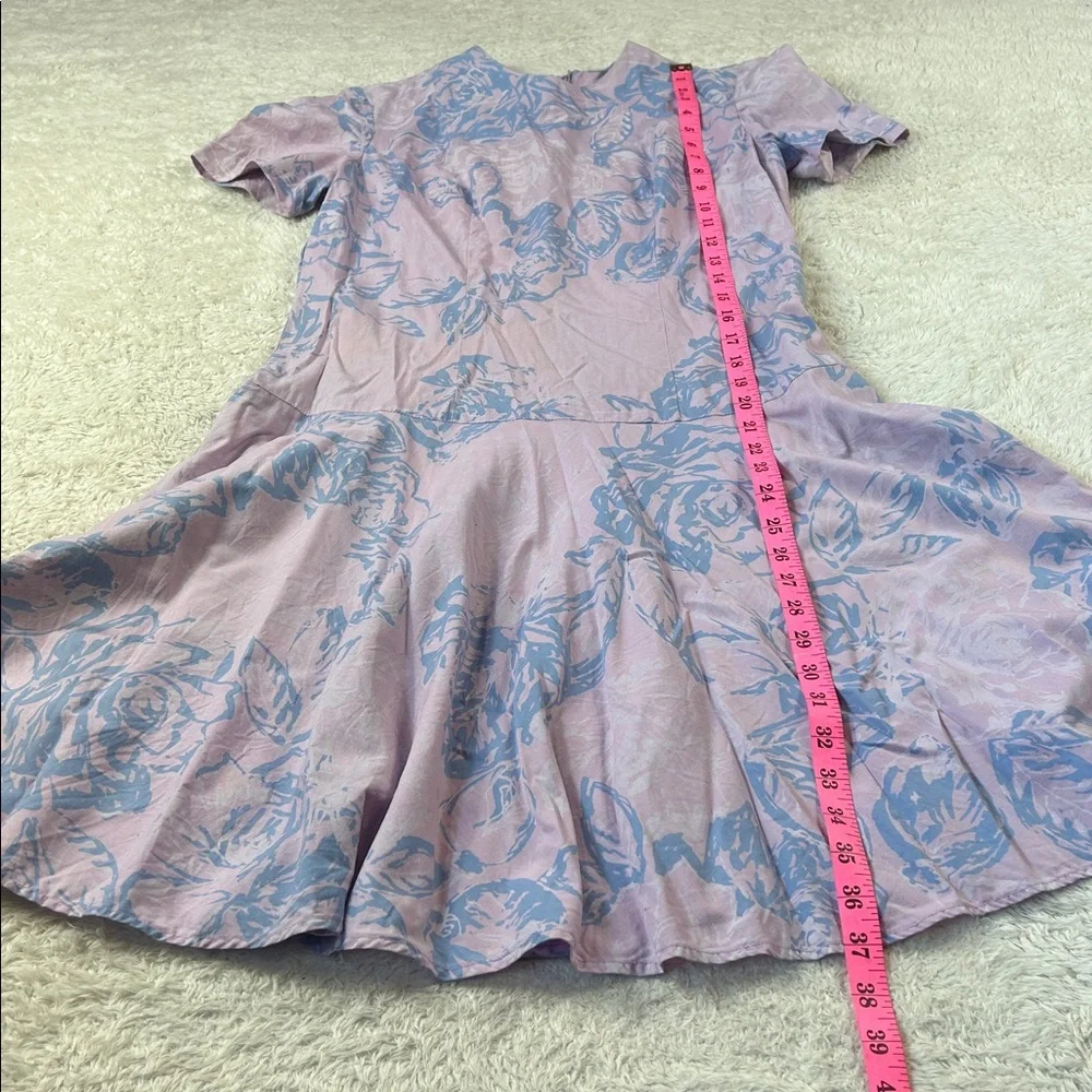 Vintage 60s unbranded drop waist mod‎ dress, size med